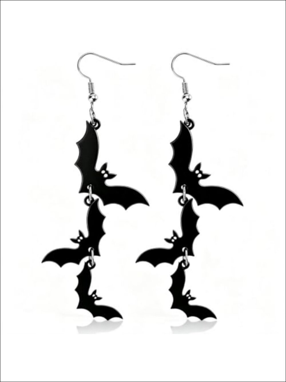 Gothic Halloween Dangle Earrings Skull Pumpkin Bat Spider Alloy